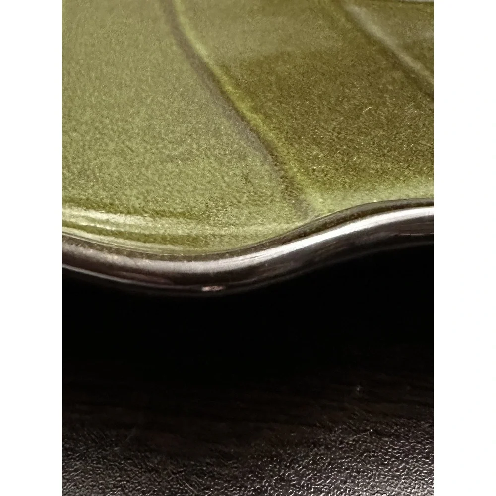 Pfaltzgraff Studio Pastoral Leaves Hand Crafted Leaf Shaped Serving Platter